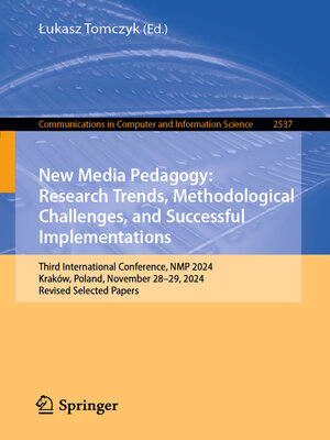 cover image of New Media Pedagogy